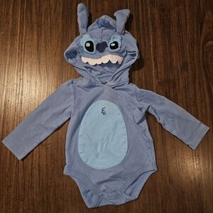 Disney Baby Blue Hooded Onesie